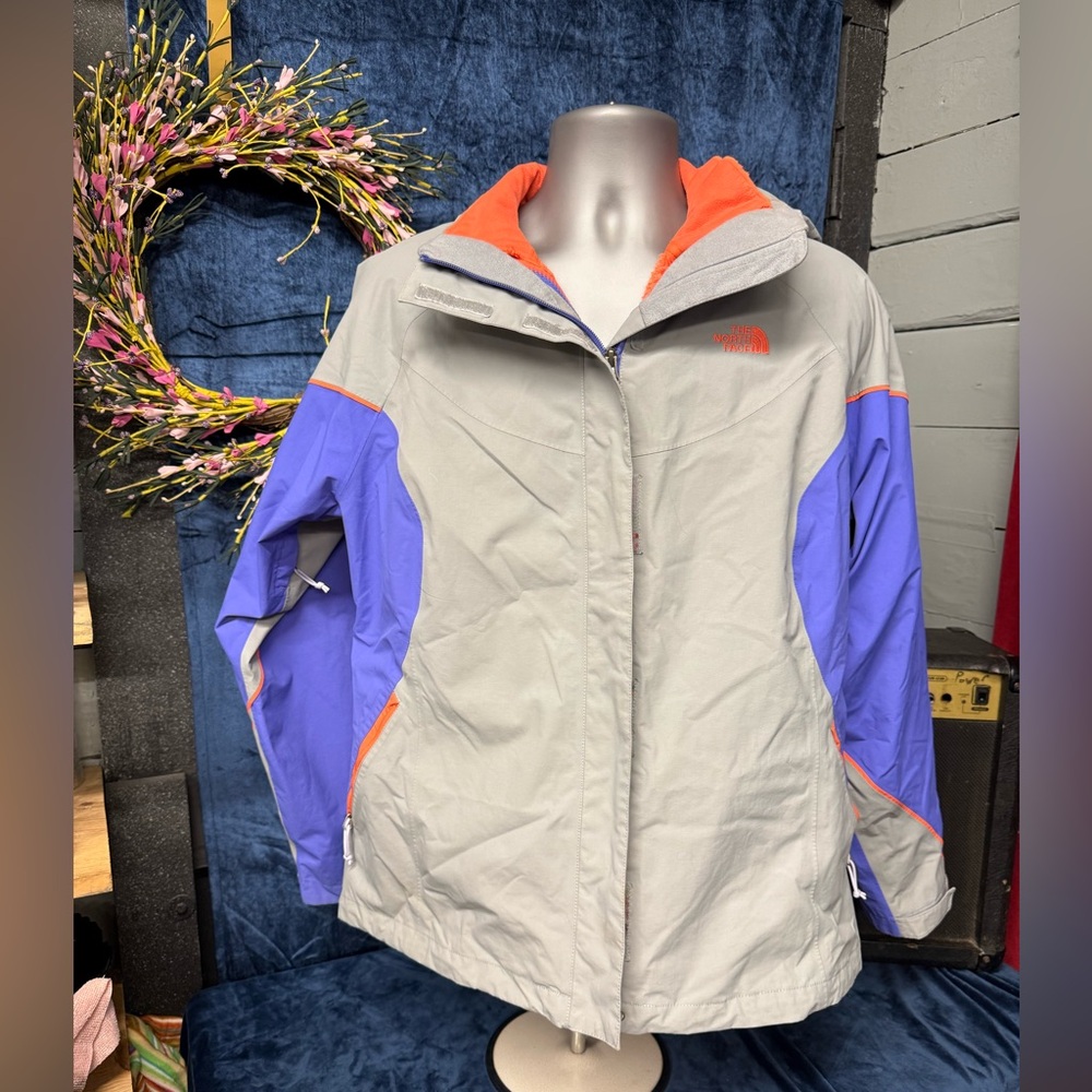 The North Face Purple and Gray Jacket